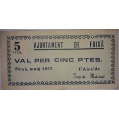 5 Pesetas Foixà