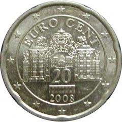 20 Euro Cents 2nd map