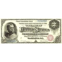 2 Dollars Silver Certificate
