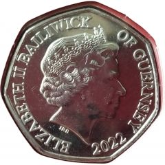 50 Pence - Elizabeth II Traditional Christmas - Robin
