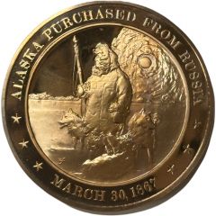 Medal - History of the United States Alaska Purchased from Russia