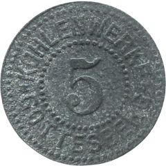 5 Pfennigs - Gottesberg Kohlenwerke