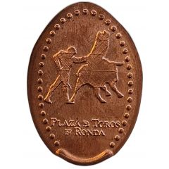 Elongated coin - Bullfighting