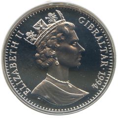 1 Crown - Elizabeth II General Eisenhower, Silver Proof