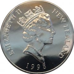 5 Dollars - Elizabeth II 3rd Portrait, Royal Albatross