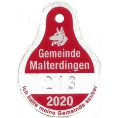 Dog Tax Token Malterdingen 2020