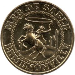 Jeton touristique - Monnaie de Paris - Ermenonville - Mer de Sable - Spectacle 2022