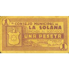 1 Peseta La Solana