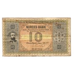 10 Kroner - Oscar II King Oscar II issue