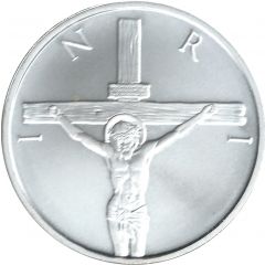 1 Ounce Silver - Silver Shield Crucifixion