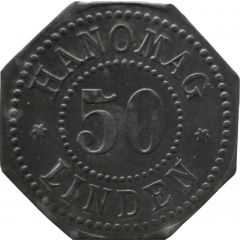 50 Pfennig - Linden Hanomag