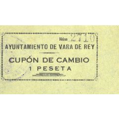 1 Peseta Vara de Rey