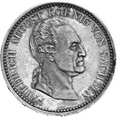 1 Conventionsthaler - Frederick August I Pattern