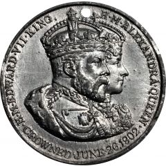 Medal - Coronation of King Edward VII 1902 Truro