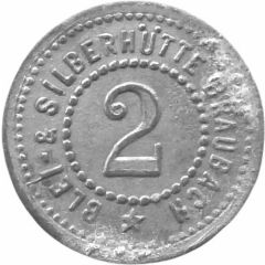 2 Pfennigs - Braubach Blei- and Silberhütte