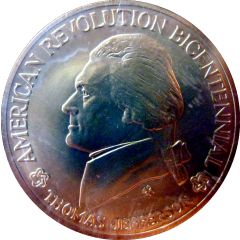 Medal - American Revolution Bicentennial Thomas Jefferson