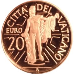 20 Euro - Benedictus XVI Apollo Belvedere - Augustus of Prima Porta