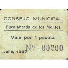 1 Peseta Fuenlabrada de los Montes