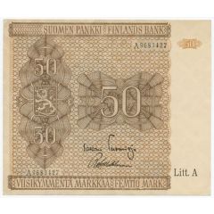 50 Markkaa, Litt. A