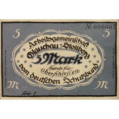 5 Mark Deutscher Schutzbund Glauchau-Stollberg
