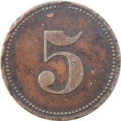 5 Pfennig Werth-Marke