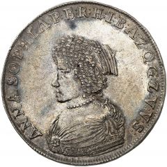 1 Thaler - Anna Sophia of Pfalz-Birkenfeld 30th Anniversary of Investiture of Anna Sophia