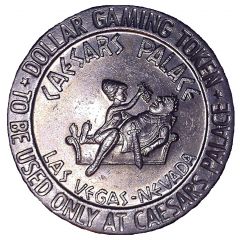 1 Dollar Gaming Token - Caesar`s Palace Las Vegas, Nevada