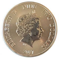 2 Dollars - Elizabeth II African Lion