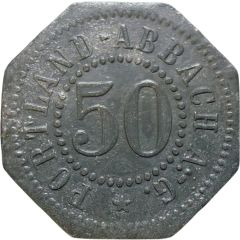 50 Pfennigs - Abbach Portland-Abbach A. G.