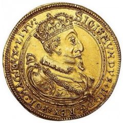 Półportugał litewski / Pięciodukat litewski - Sigismund III Vasa Wilno mint