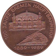 Token - 100 Jahre Bremen Hauptbahnhof
