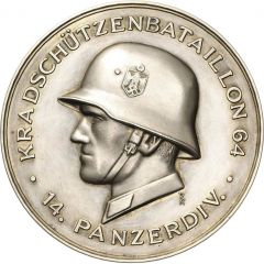 Motorcycle Riflemen Battalion 64 of the 14th Panzer Division