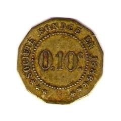 10 Centimes - Société de Consommation de l`Est Chalons