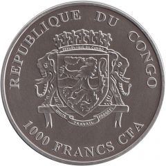 1000 Francs CFA Rhinoceros
