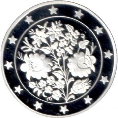 Token - 25 Countries of the European Union Needlework in Kalocsa style