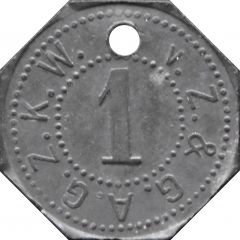 1 Pfennig - Klein-Wanzleben Z.K.W.v.Z. and G. A.G.