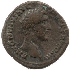 As - Antoninus Pius IMPERATOR II S C, Jupiter