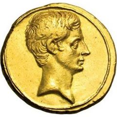 Aureus - Octavian CAESAR DIVI F, Victory