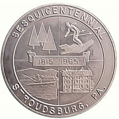 Souvenir Half-Dollar - Stroudsburg Sesquicentennial Stroudsburg, Pennsylvania