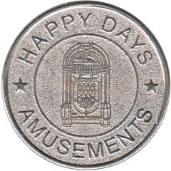 Token - Happy Days Amusements Game/Amusement Token