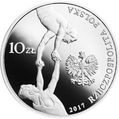 10 Zlotys 150th Anniversary of the Establishment of the Sokół Gymnastic Society