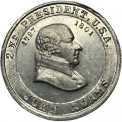 Token - Cracker Jack Mystery Club 2nd President John Adams