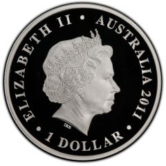 1 Dollar - Elizabeth II 4th Portrait - 100th Anniversary of Duntroon
