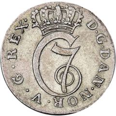 8 Skilling Dansk - Christian VII Value type