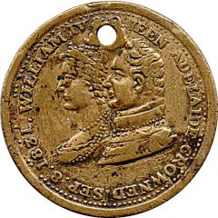 Medallion - William IV and Queen Adelaide