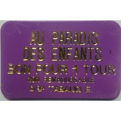 Bon pour 1 tour - Au paradis des enfants