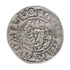 1 Schilling - Gotthard Kettler and Wilhelm von Brandenburg Riga, with cross