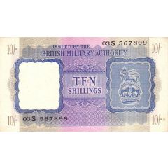 10 Shillings - British Military Authority