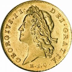 1 Guinea - George II 2nd young portrait
