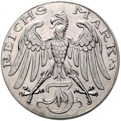 3 Reichsmark Pattern